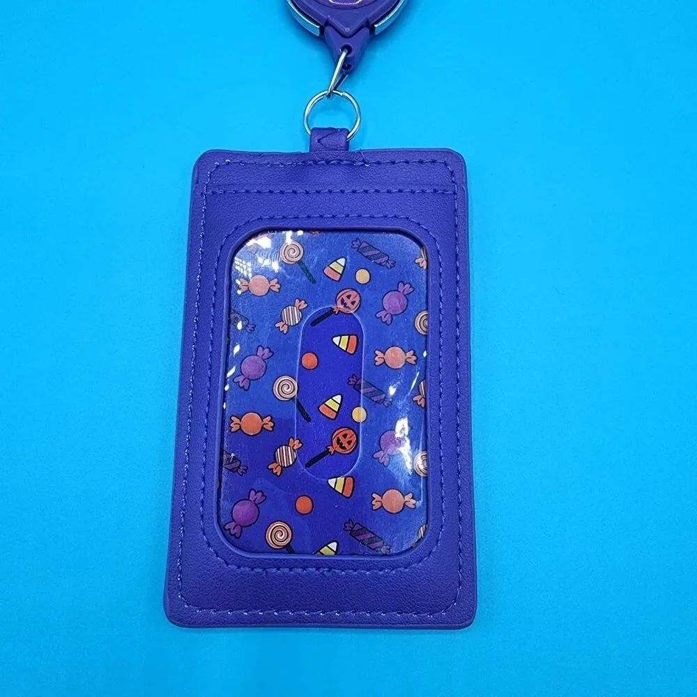 Loungefly Winnie the Pooh Trick or Treat Halloween Retractable Lanyard ID Holder
